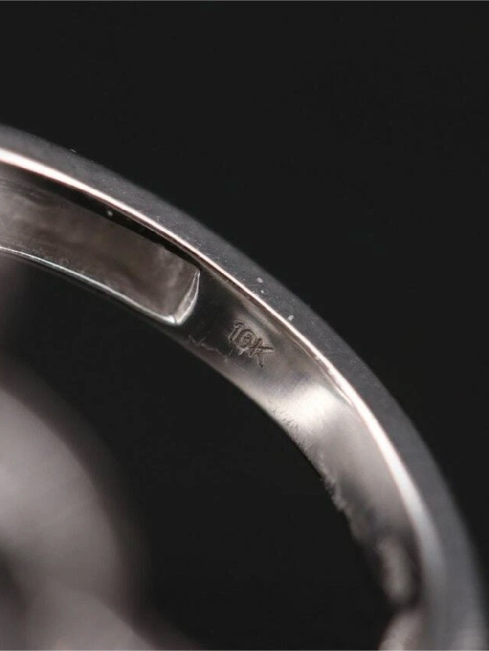 JWBR LADIES 10K SOLID WHITE GOLD DIAMOND CLUSTER COCKTAIL RING 0.98 CTW SIZE 6 - Picture 5 of 7